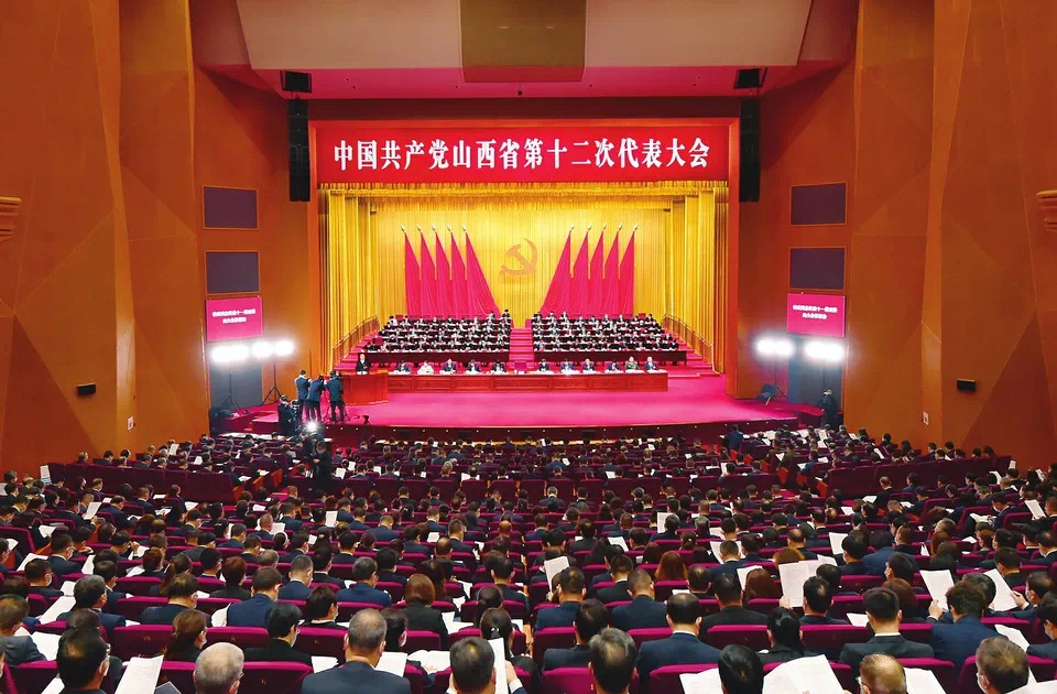 中国共产党山西省第十二次代表大会隆重开幕 林武代表十一届省委作报告 蓝佛安主持大会(图2)